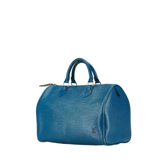 Pre Loved Louis Vuitton Leather Epi Speedy 30 Handbag in Very Good Condition - Picture 2 of 8